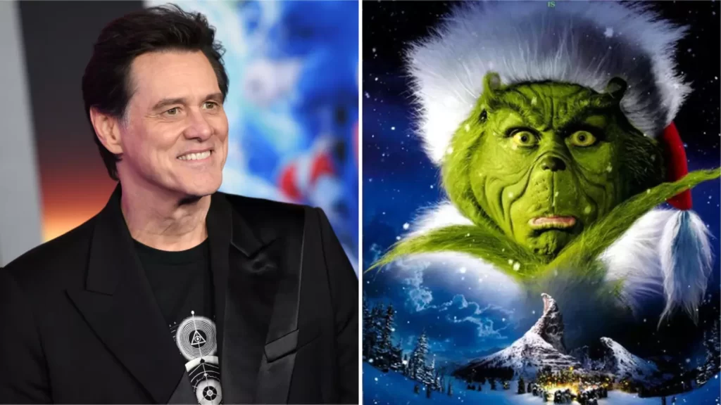 جیم کری در نقش گرینچ در فیلم How the Grinch Stole Christmas