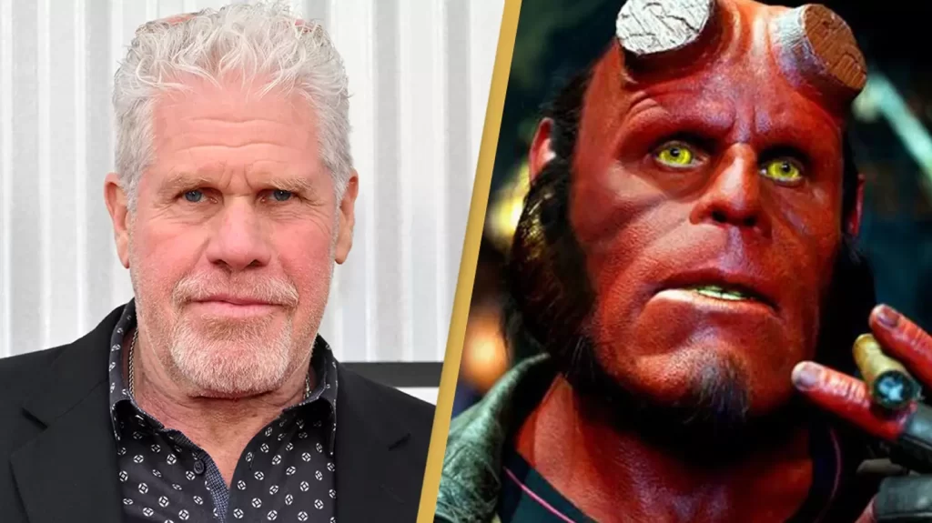 ران پرلمن در نقش پسر جهنمی در سری فیلم‌های Hellboy